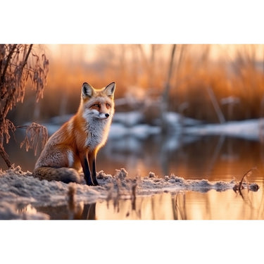 Winter Fox Canvas